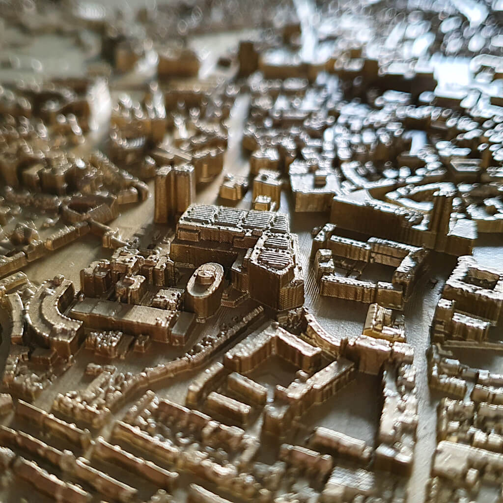 3D plattegrond Enschede Centrum close-up 2