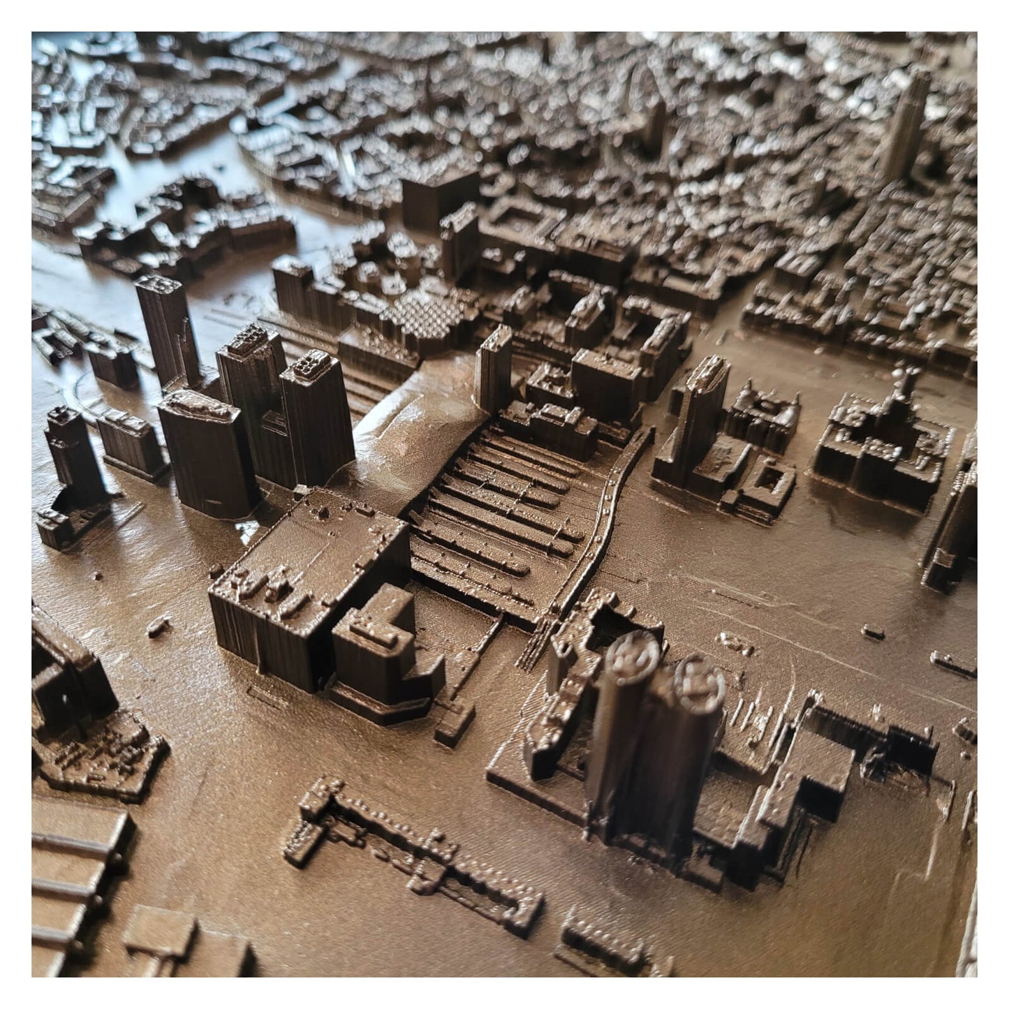 Close-up 3D plattegrond Utrecht Centrum
